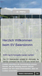 Mobile Screenshot of fussball.sv-baiersbronn.de